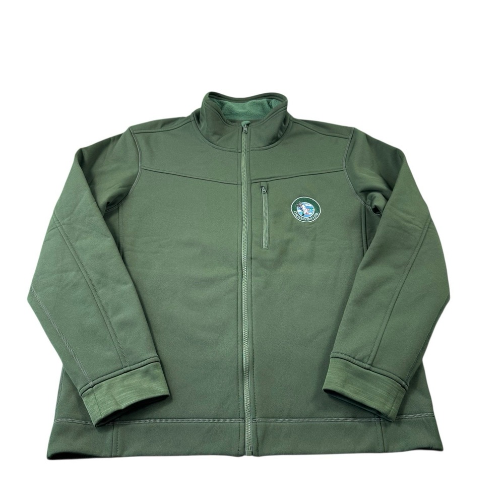 Stio Green Soft shell Full Zip Fleece Lined Jacket Duck Size Men’s Large